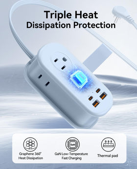 ORICO held in hand to show compact size and portability for travelers