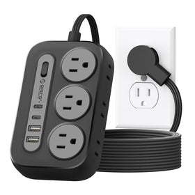 ORICO surge protector with 10 outlets keeps multiple devices powered safely