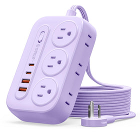 ORICO OG surge protector with 6 outlets and 4 USB ports for efficient multi-device charging