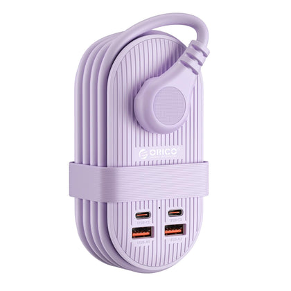 ORICO TK22 7-in-1 travel power strip with multiple ports for versatile charging.