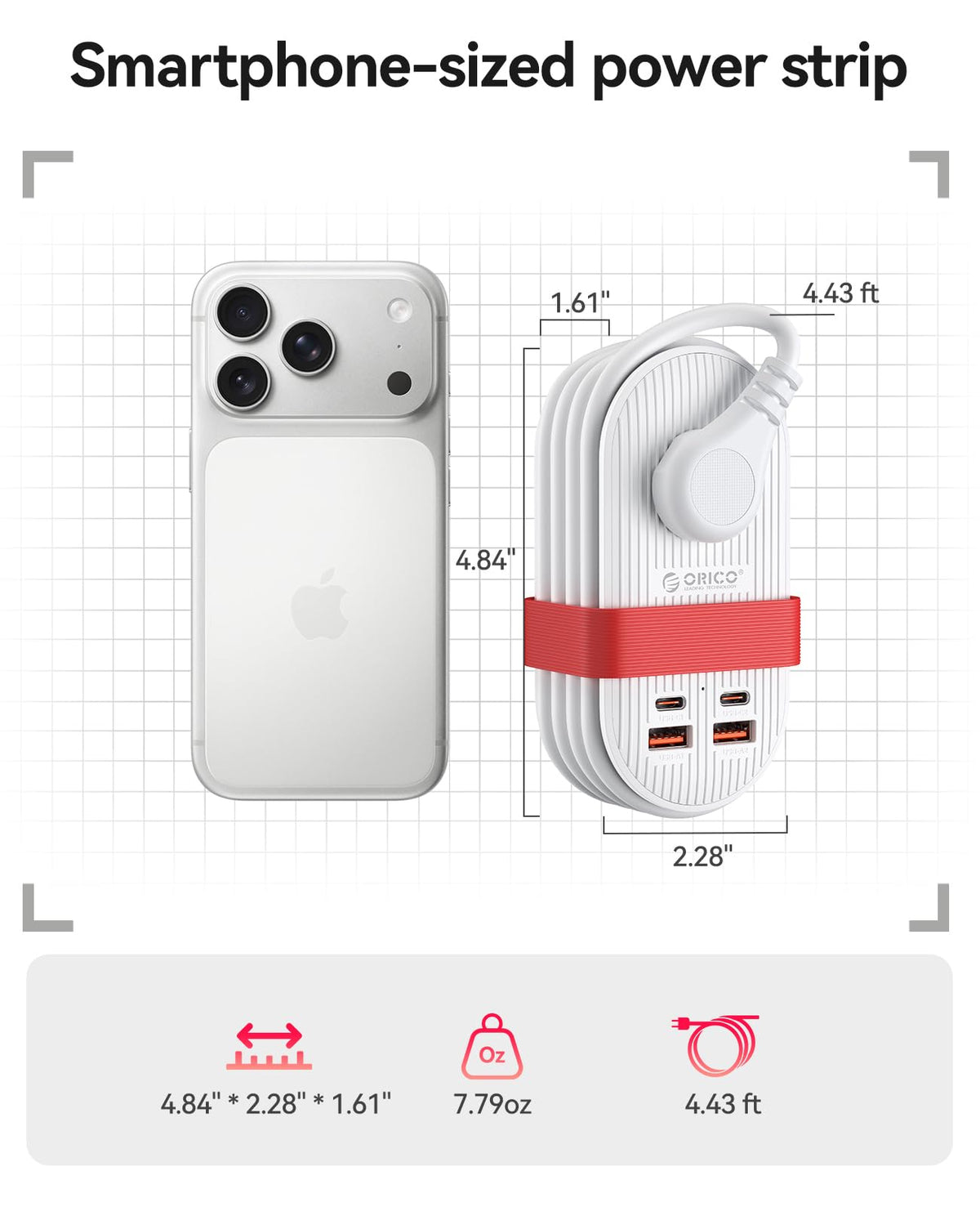 ORICO TK22 winding cable design to keep cords neat.