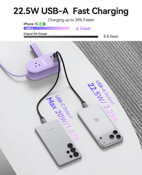 ORICO TK22 winding cord design keeps cables neat and tangle-free.