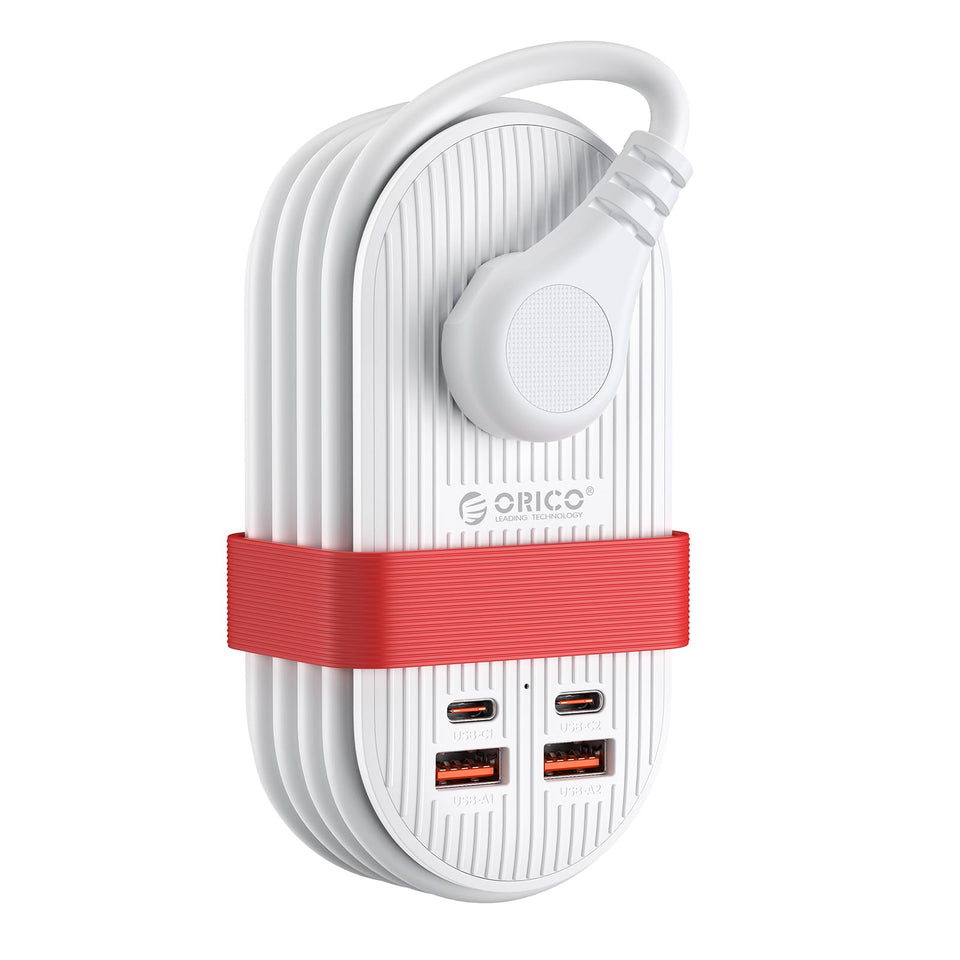 ORICO TK65 front view showing ports and compact benefit