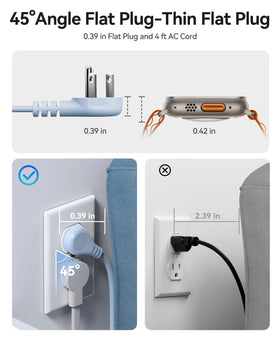 ORICO TK65 next to smartphone showing compact size and portable power advantage