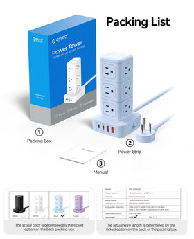 ORICO TPP20 dorm office setup supports versatile charging needs.
