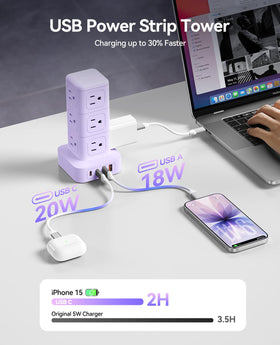 ORICO TPP20 vertical tower design saves desktop space for a neat setup.