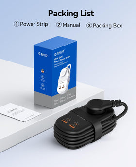 ORICO packed inside a backpack ready for travel and power on-the-go