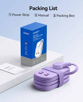 ORICO packed in a suitcase with cables showing travel readiness and organized charging