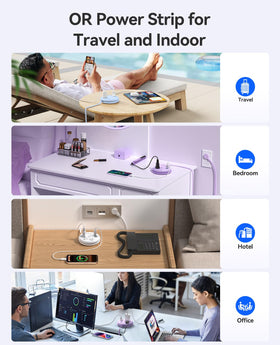 ORICO in suitcase lifestyle shot showing travel-ready design and space saving