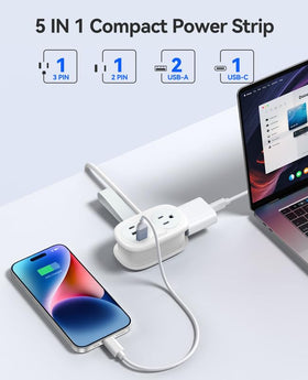 ORICO power strip provides three USB ports for on-the-go charging
