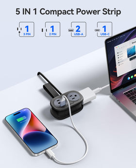 ORICO USB-C port enables fast charging for laptops and tablets.