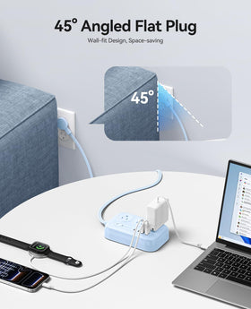 ORICO USB-C and USB-A ports delivering fast 20W charging per port