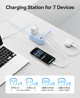 ORICO winding cable design keeps cords tidy and compact