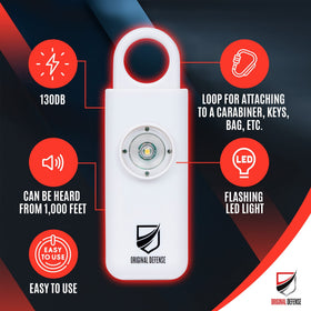 Original Defense Siren LED strobe highlighting your location during an emergency.