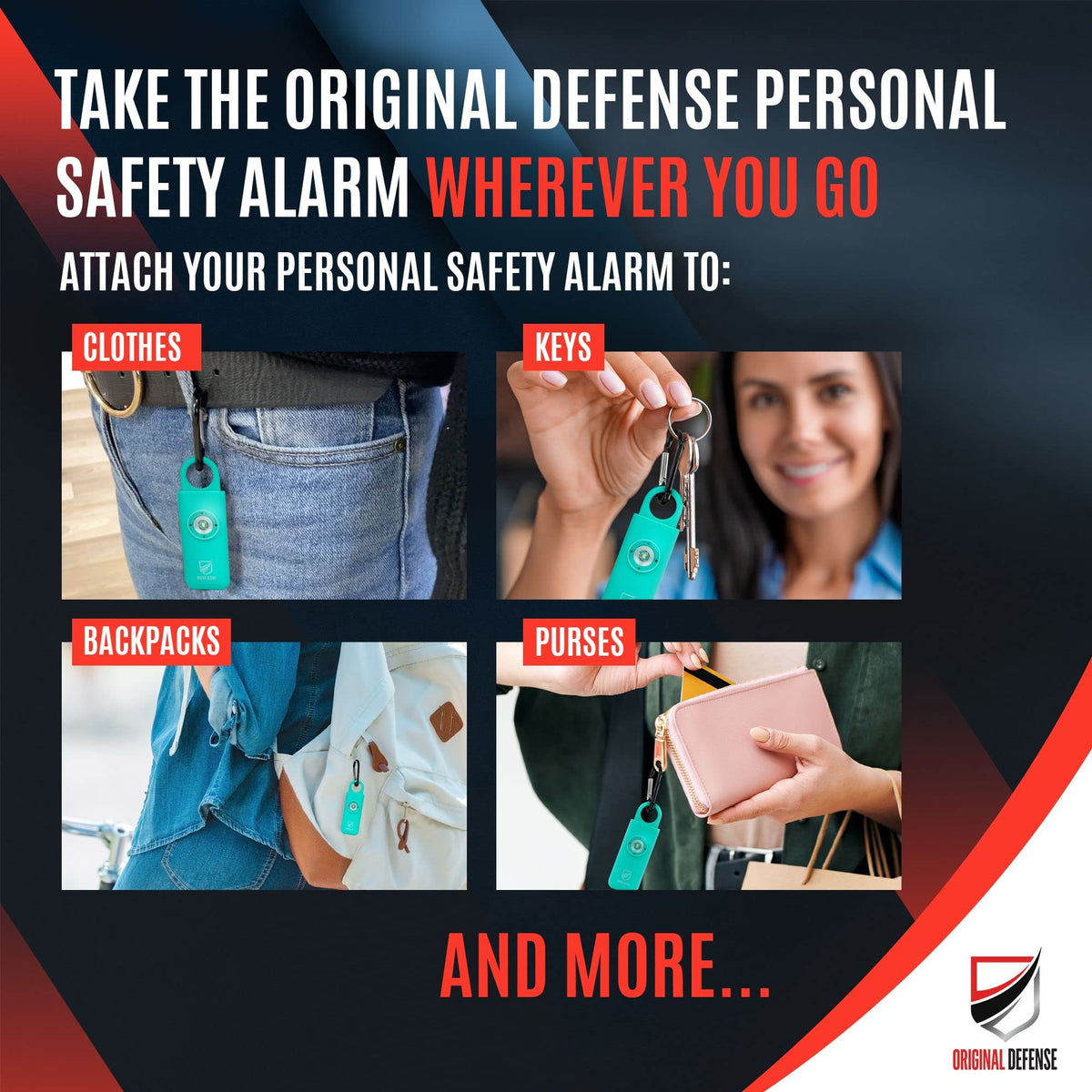 Original Defense Siren features water-resistant design for outdoor carry