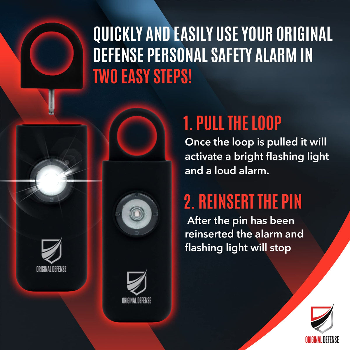 Original Defense Siren weatherproof durable design for outdoor carry