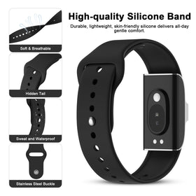 OriJoy Hume Band replacement strap with secure pin-and-tuck closure demonstrated on wrist.