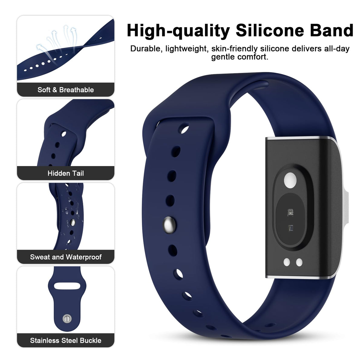 OriJoy Hume Band replacement strap soft-silicone for comfort