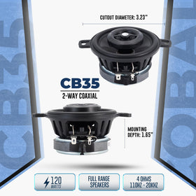 ORION CB35 tweeter detail displaying crisp high-frequency clarity