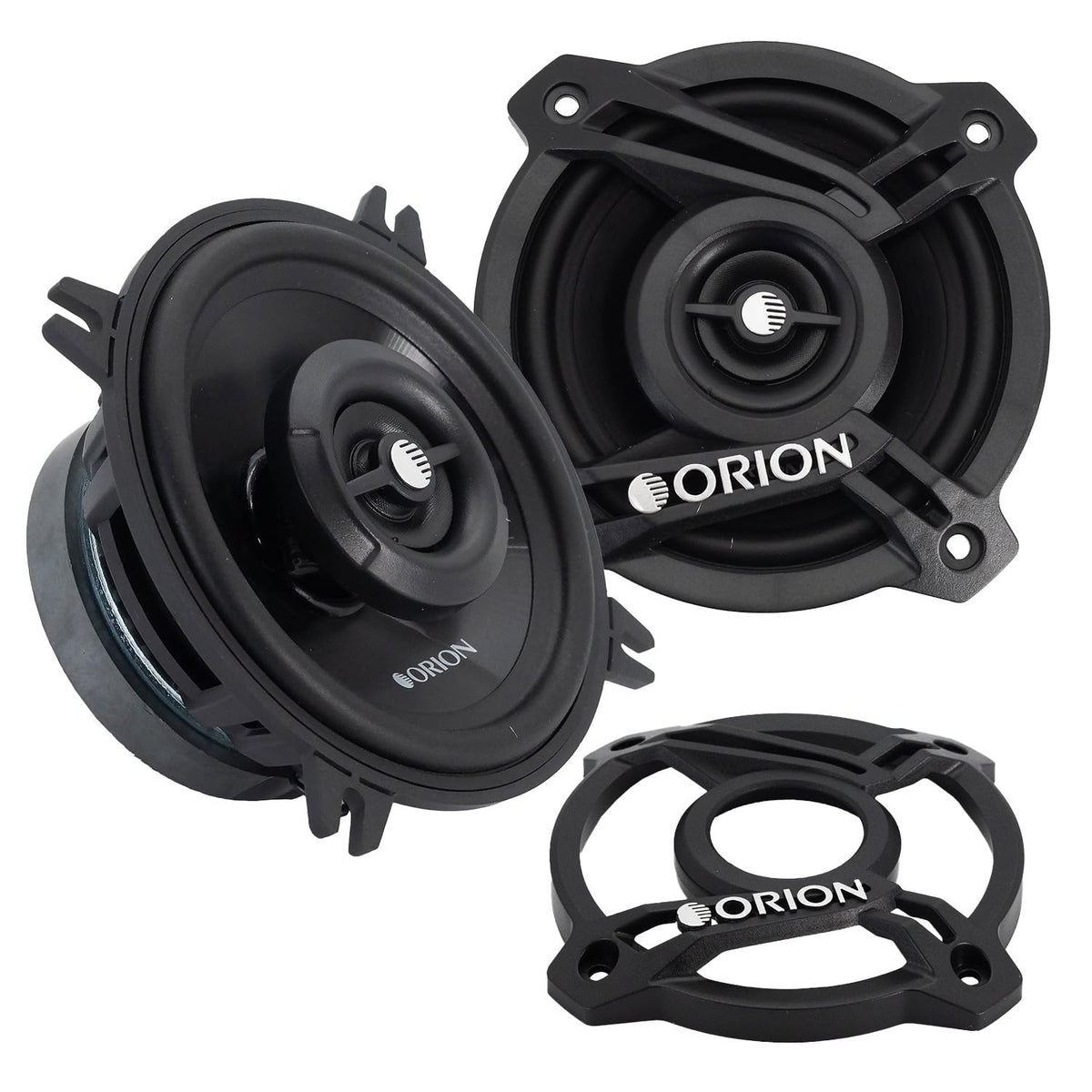 ORION CB42 front view showing speaker grille and balanced design benefit