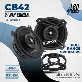 ORION CB42 side profile illustrating shallow depth for easy fitment benefit