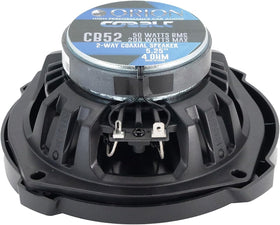 ORION CB52 with grills attached protecting cone while maintaining audio performance