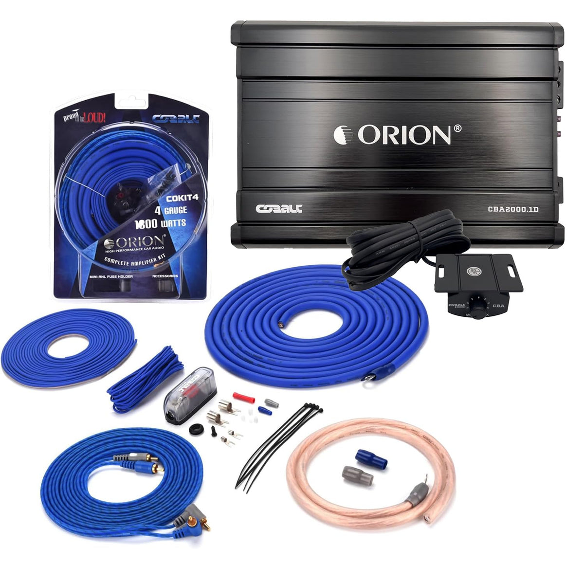 ORION CBA2000 mono amplifier showcasing compact design for tight car installs.