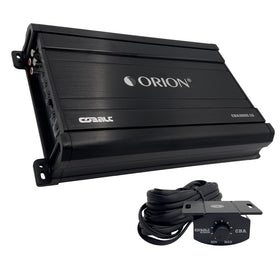 Orion Cobalt CBA3000 front view shows rugged chassis for high-power car bass.