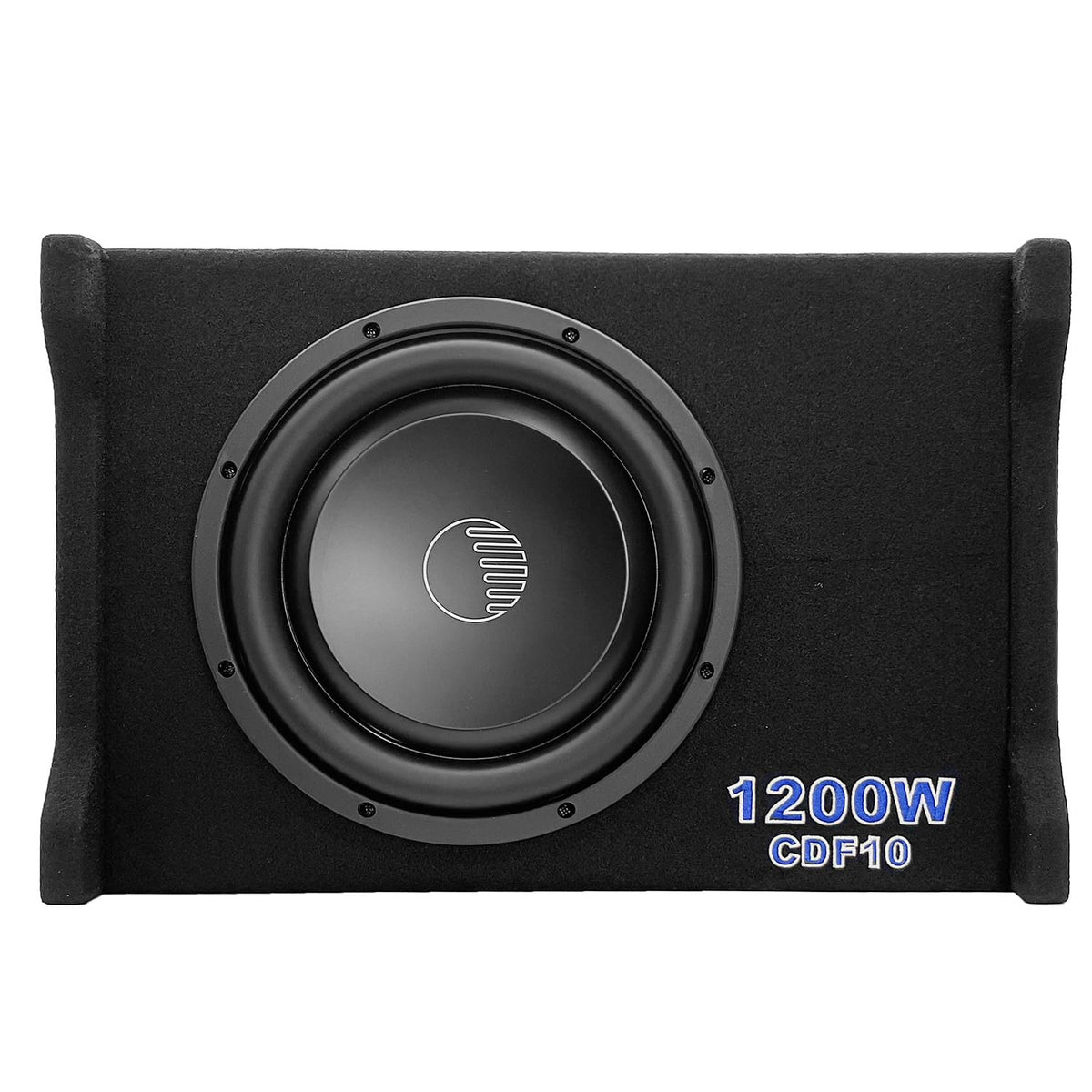 ORION Cobalt CDF10 down-fire design emphasizes deeper bass potential.