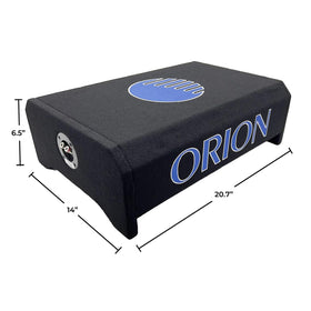 ORION Cobalt CDF12 compact dimensions fit under seats and trunks.