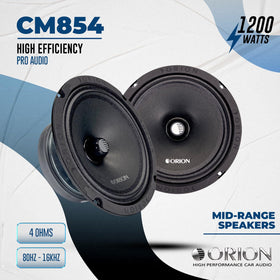 ORION Cobalt CM854 bullet design highlights high-frequency extension and dynamic range.