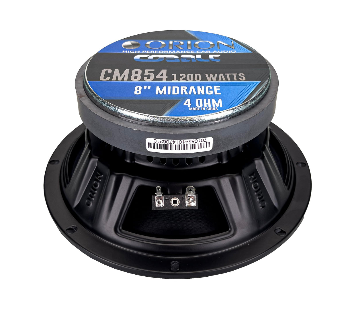 ORION Cobalt CM854 in-car installation view shows secure mounting options.