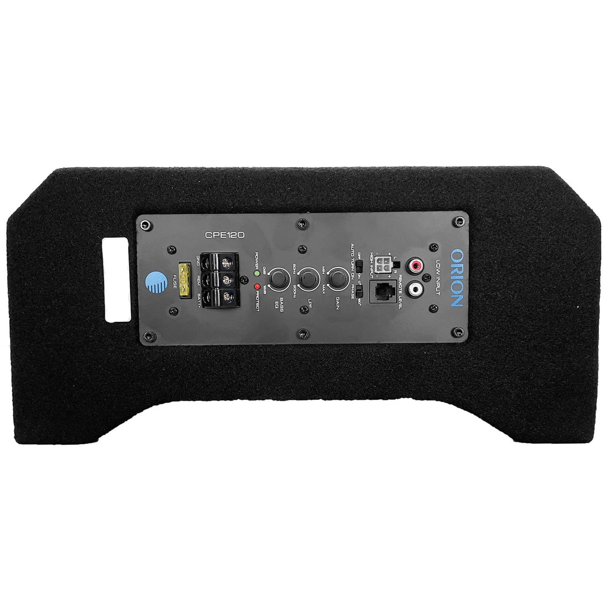 Orion Cobalt CPE120 installed under seat saving space and enabling clean routing