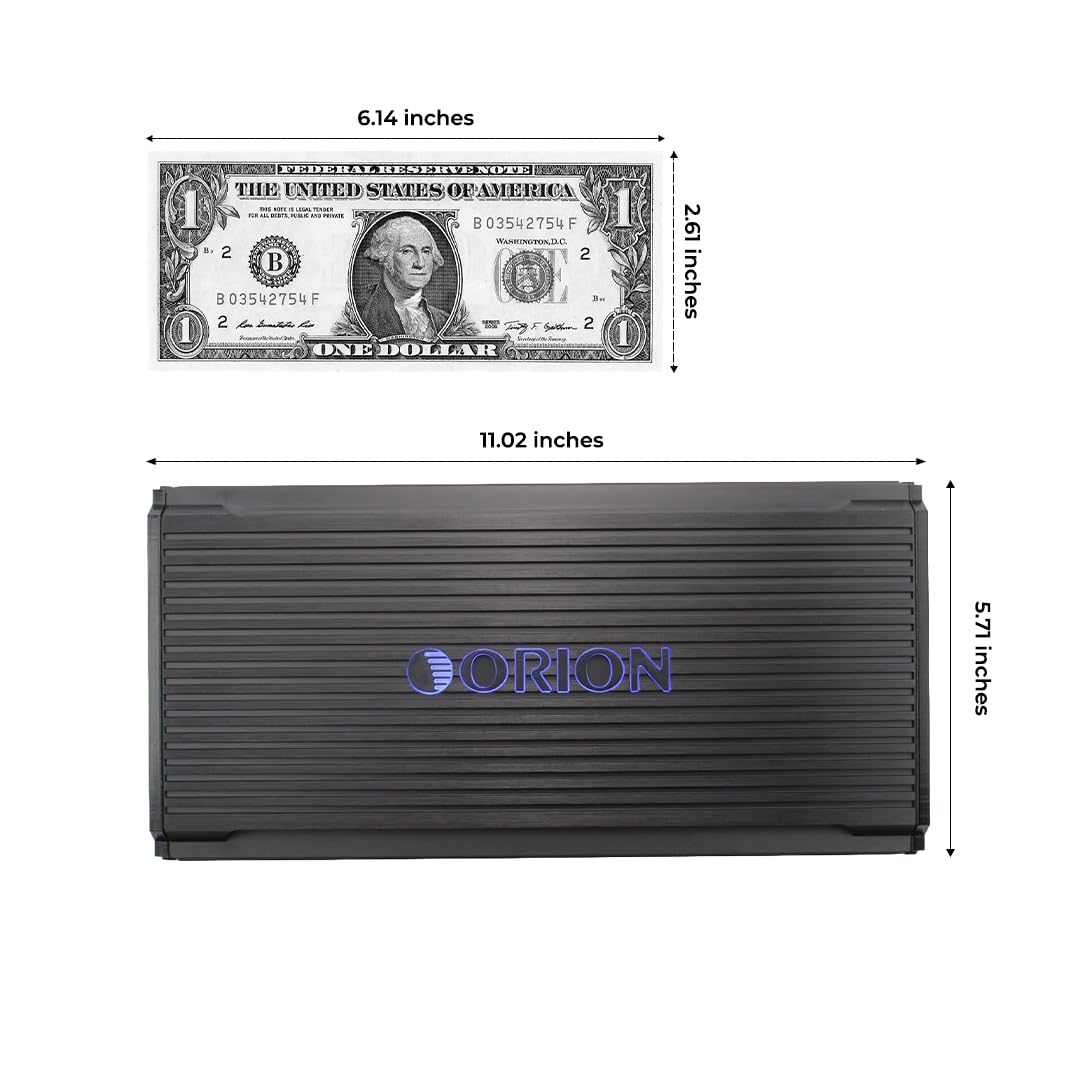 ORION Cobalt Elite CEA1600.1D remote bass control for quick adjustments