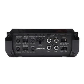 Orion Cobalt Elite CEA600-4D crossover controls manage high-pass and low-pass filters.
