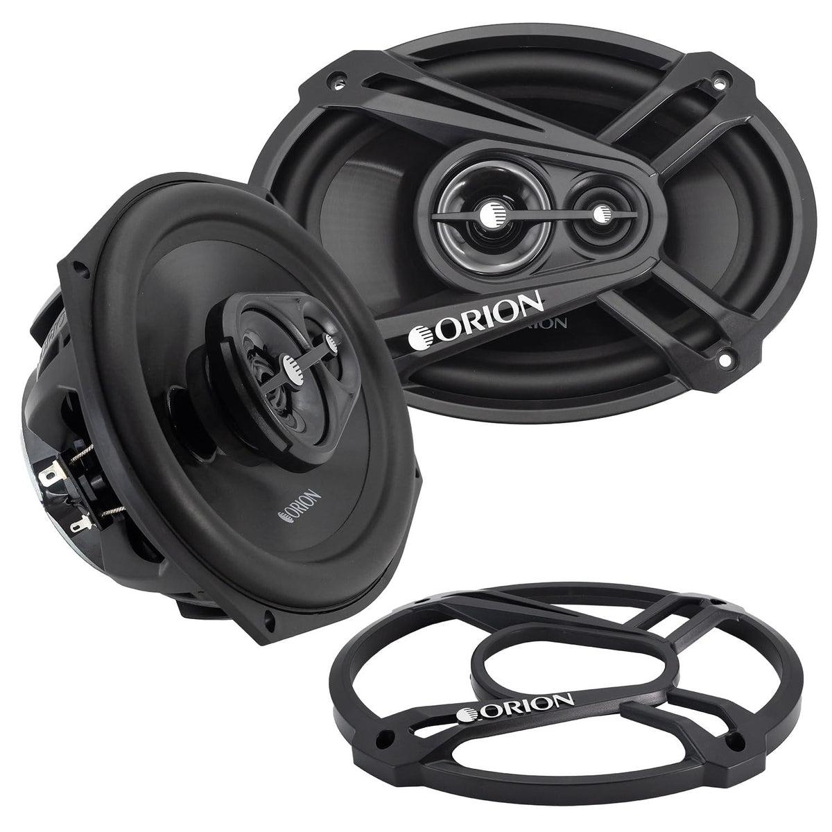 Orion Cobalt CB693 6x9 coaxial speakers front view enhances in-car clarity