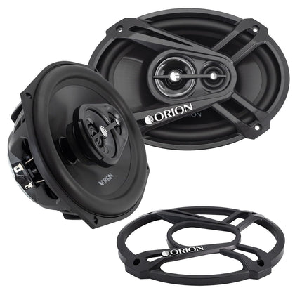 Orion Cobalt CB693 6x9 coaxial speakers front view enhances in-car clarity