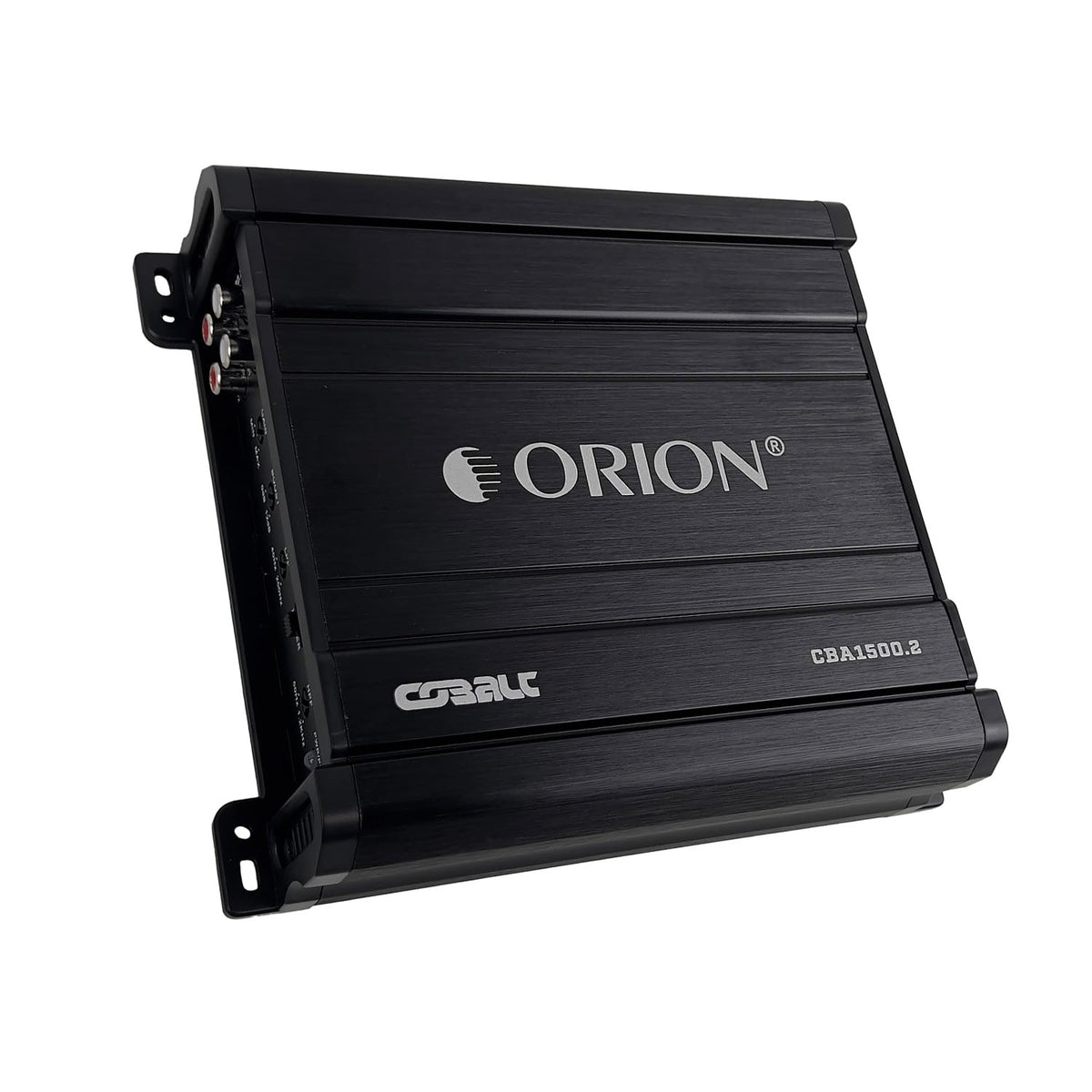 Orion Cobalt CBA1500.2 front view highlights two-channel power for clear car audio.