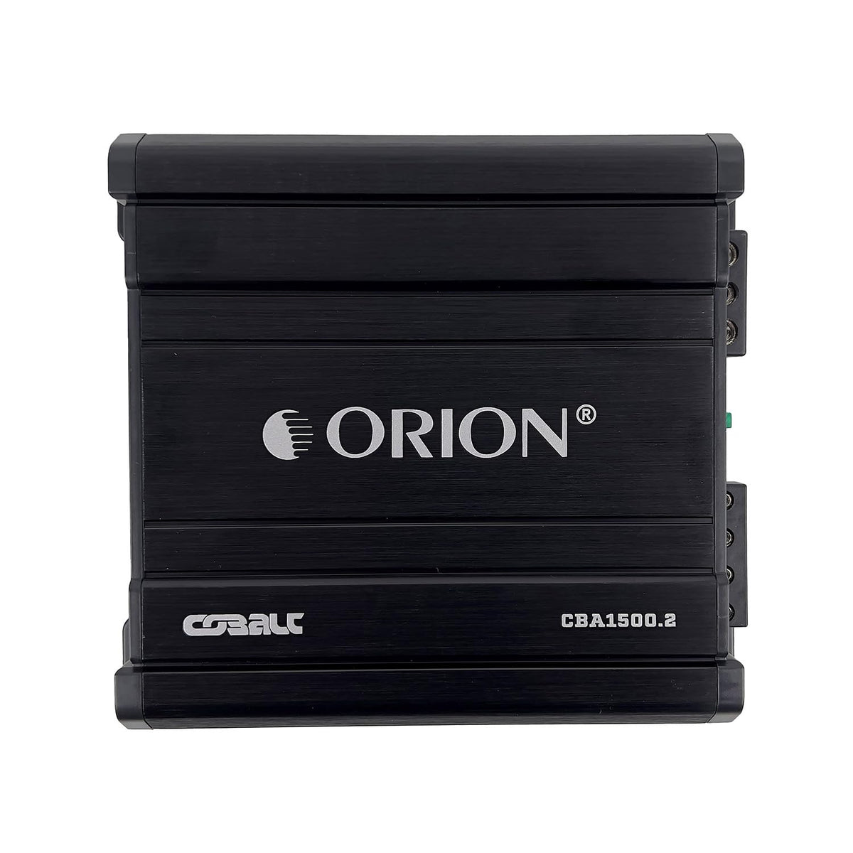 Orion Cobalt CBA1500.2 rear panel displays inputs and protection features.
