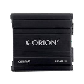 Orion Cobalt CBA1500.2 rear panel displays inputs and protection features.
