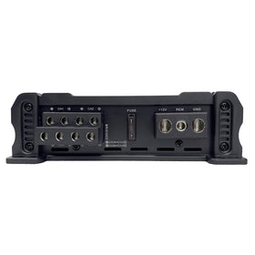 ORION CBA2000.4 mounting-ready design supports 2/4 ohm setups and bass boost.