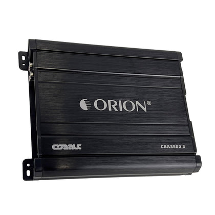 Orion Cobalt CBA2500.2 front view, efficient power for car audio.
