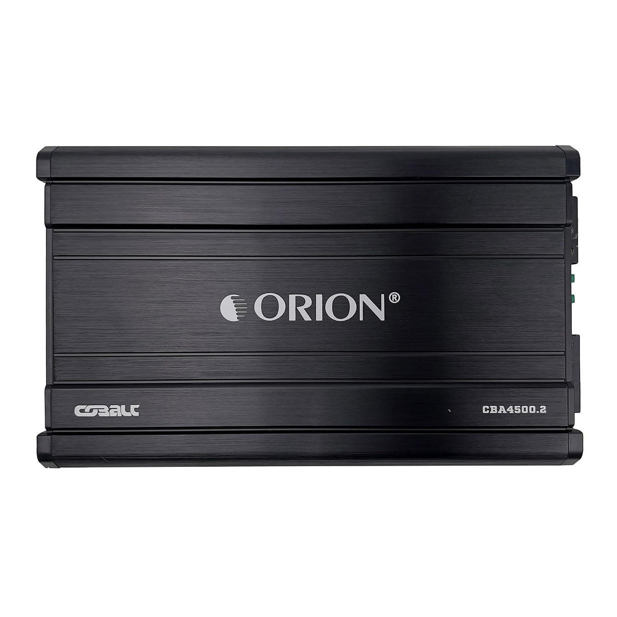 Orion CBA4500.2 rear panel with controls enables versatile car audio setup.