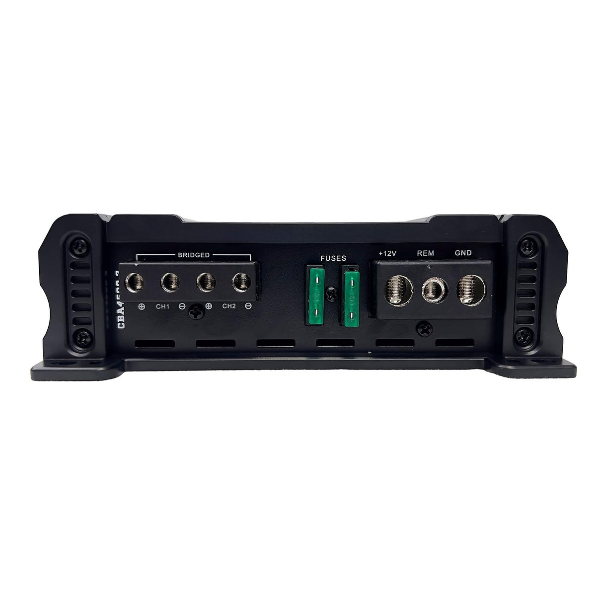 Orion CBA4500.2 wiring area supports easy RCA connections for setup convenience.