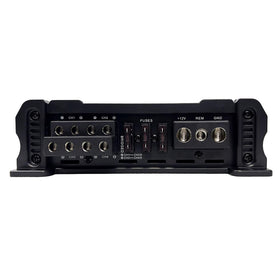 Orion CBA4500.4 rear ports illustrate versatile 2/4 ohm compatibility