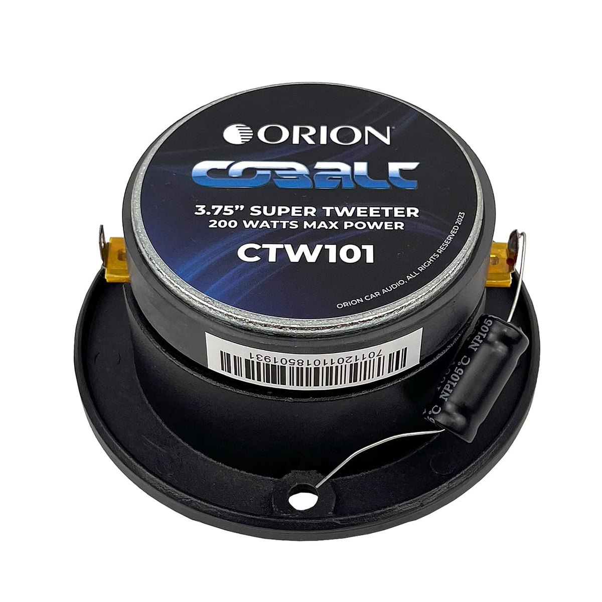 ORION CTW101 next to coin for scale highlighting compact size and fit options