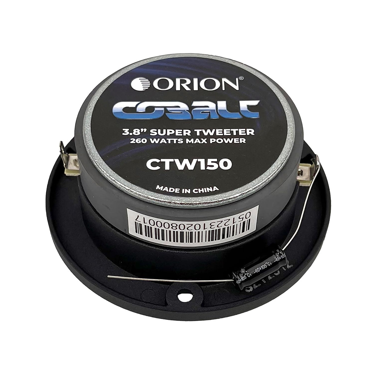 ORION CTW150 beside a credit card for scale, shows compact size for versatile placement