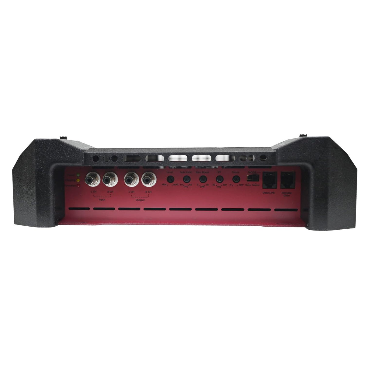 ORION HCCA3000.1DSPLX bass-boost-control enables tailored subwoofer response.