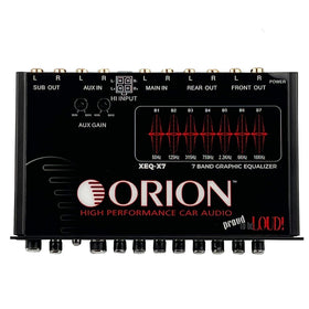 ORION XEQ-X7 rear RCA outputs for flexible routing