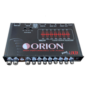 ORION XEQ-X7 subwoofer level control for tailored bass